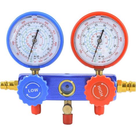 Diagnostic AC Multifonctionnel, Ensemble de vannes de jauges de collecteur, de Haute qualité pour Le préposé à l'entretien à Domicile (1/5)