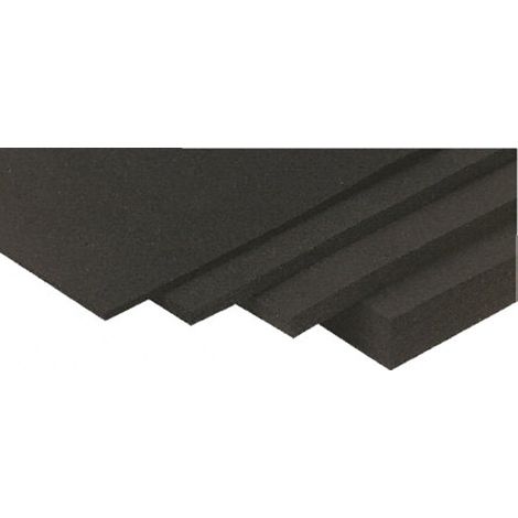 Plaque caoutchouc EPDM noire, 1.2m x 1.2m x 1.5mm ( Prix pour 1 )