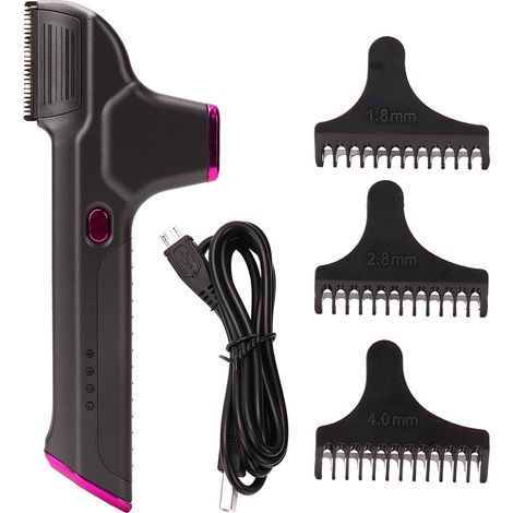 Tondeuse À Cheveux Électrique USB - Moteur Puissant - 3 Peignes Réglables - Silencieuse - Ergonomique - Pour Coupe Maison Barbershop - 1 Pièce (1/5)