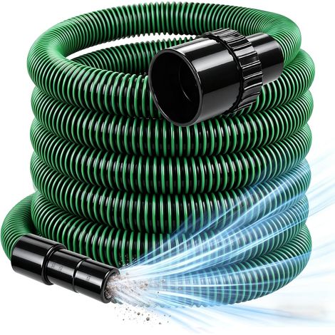 Tuyau d'aspirateur universel – Tuyau haute performance EVA/PE de 3,5 m/5 m – Idéal pour le jardin, l'atelier et les aspirateurs eau et poussière (5 m) (1/5)