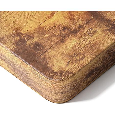 Stable Tray 160 x 80 x 2.5 cm – Rectangular DIY Board for Adjustable Height Sitting Standing Desk (Vintage Brown) (1/5)