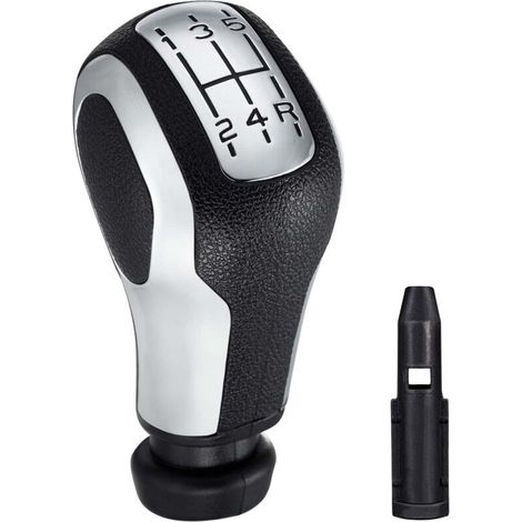 Pomello del cambio manuale universale a 5 marce, nero, compatibile con Peugeot Citroën Saxo, Xsara, C2, C3, C4, C5, 106, 206, 307, 407 (1/4)