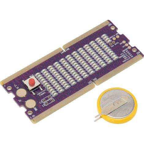 Testeur de mémoire DDR4 pour ordinateur portable : utilisation bidirectionnelle, conception sécurisée, performances optimales, carte de test pour carte mère d'ordinateur portable (1/5)