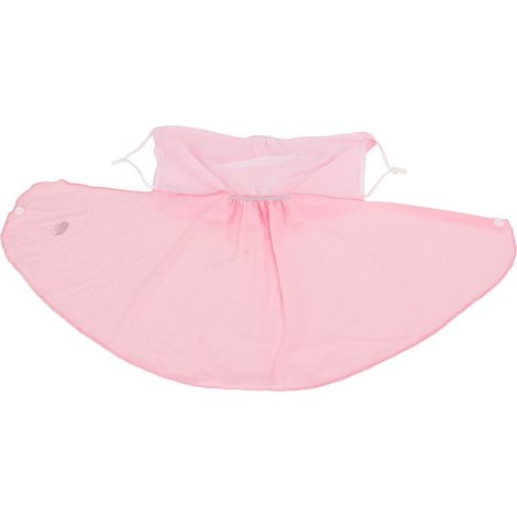 Atmungsaktive Sonnenschutzmaske aus Eisseide, Sonnenschutz für Golf und andere Outdoor-Aktivitäten, rosa (1/5)