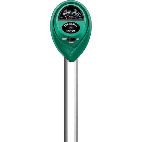 Testeur Sol - Mesure Humidité pH Lumière - Pour Jardin Intérieur Extérieur Pelouse Ferme - 1 Pièce (1/5)