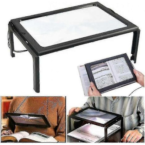 Grande loupe avec éclairage LED pour la lecture (1/4)