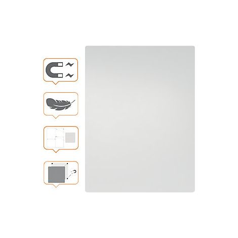 Nobo Pizarra blanca 600 x 450 mm blanca sin marco (1/5)