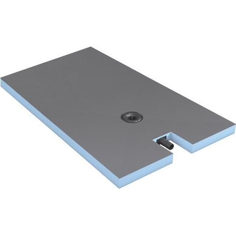 Receveur de Douche à carreler Fundo Plano 100x160 cm - Wedi
