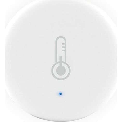 Sensore di temperatura e umidità, compatibile con le app Tuya e SmartLife, piccolo e rotondo
