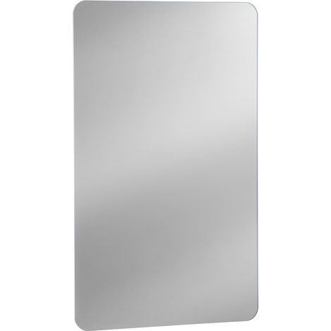 Spiegelleuchte für Badezimmer, rechteckig, 80x50 cm, rahmenloses Design