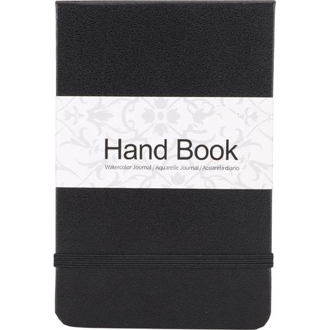 Carnet aquarelle 24 feuilles avec pochette anti-décoloration, papier aquarelle pour croquis en voyage extérieur (1/5)