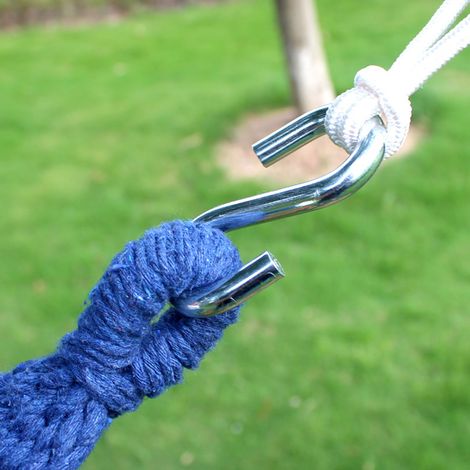 2 pièces Crochets en S en Métal Ultra-Résistants pour Hamac Extérieur, Crochets en Forme de S Épais (1/5)