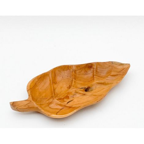 Leaf Bowl - L12 x W18 x H45 cm - Teak