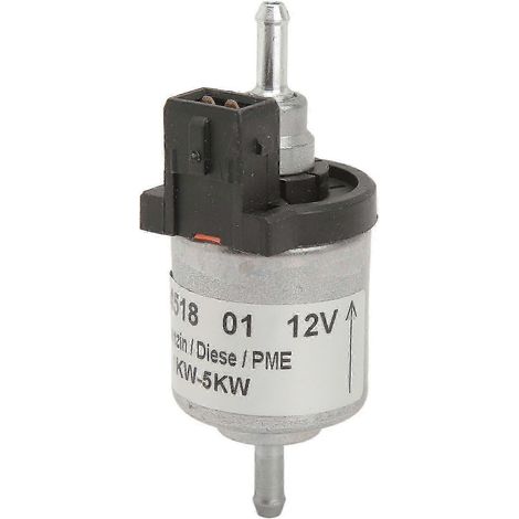 Pompe à carburant universelle 12 V compatible avec les chauffages à air diesel de 1 kW à 5 kW - Faible niveau sonore et résistante à la chaleur (1/3)
