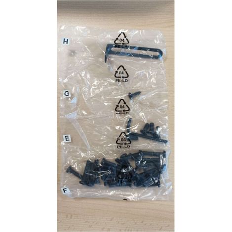 R KIT MONTAGGIO X INDUSTRIAL LIBRERIA METAL/QUERCIA 80X30X180 CM