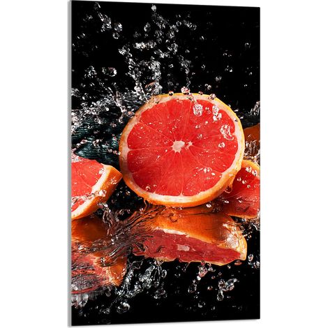TAGLIERE IN VETRO 30x52 Pompelmo (1/5)