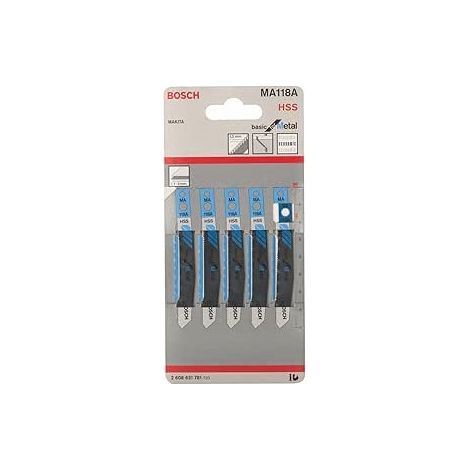 MA 118 A BASIC  METALLO, 5 PZ.