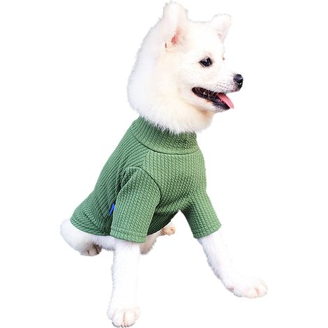 Chien Vêtement - T-Shirt Coton Souple - Pour Activités Intérieur Et Extérieur - 1 Pièce (1/5)