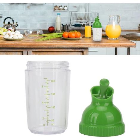 Dailygoods Salatdressingflasche 200 ml Auslaufsicher BPA-frei Hochwertige Materialien Verschließbar Geeignet für Saucen und Marinaden (1/5)