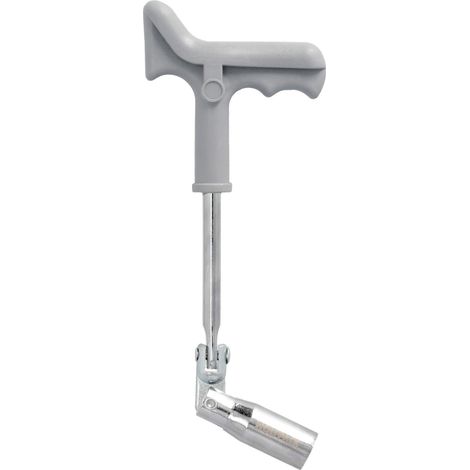 Llave Bujias Articulada 14 mm. Con Mango T