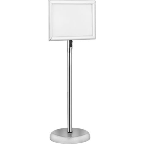 PrimeMatik - Cadre en aluminium A4 240x325mm avec support pour affiches publicitaires ou publicités (1/5)