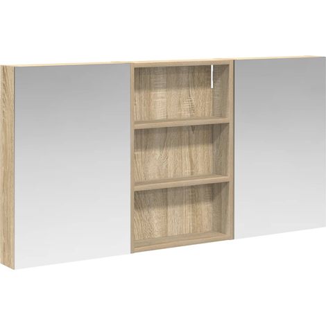 Maison Exclusive - Badezimmerschrank-Set 3 pcs 120 x 10,5 x 60,5
