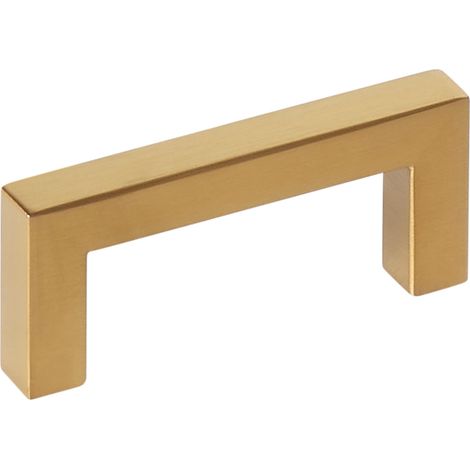 SOTECH Möbelgriff E8 Edelstahl SS201 goldfarbig galvanisiert Bohrlochabstand (BA) 64 mm, 1 Stück (1/4)