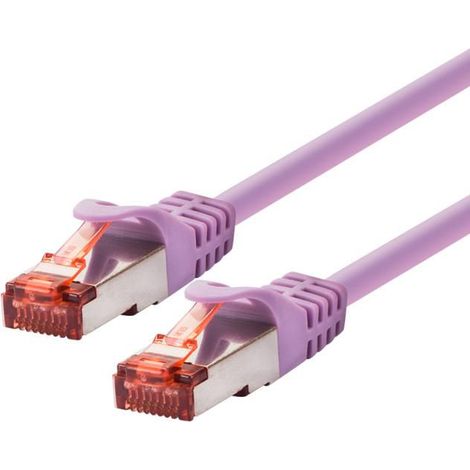Cable de red CAT6 F/UTP profesional para inicio de sesión - 10 m, morado, TCF66F100V