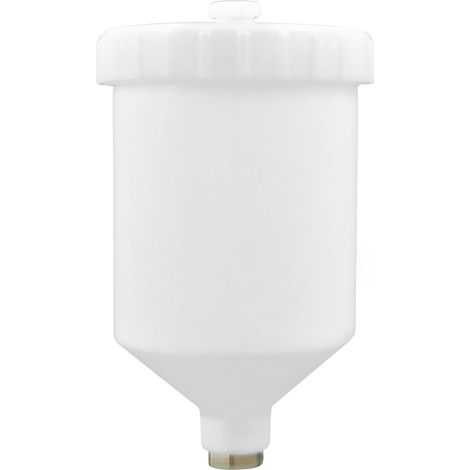 Serbatoio in plastica per pistola a spruzzo da 600 cc, filettatura interna (48/50/100) (1/4)
