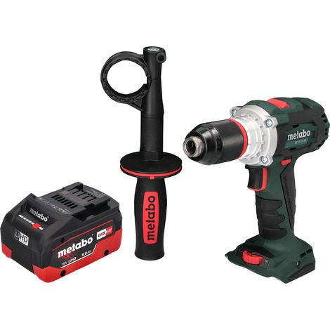 Metabo BS 18 LTX BL I Taladro atornillador a batería 18 V 130 Nm sin escobillas + 1x batería LiHD 8,0 Ah - sin cargador