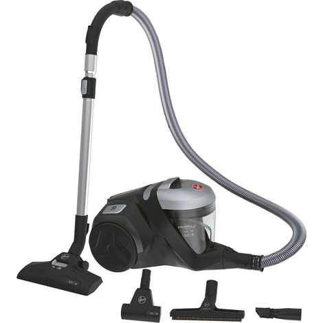 Hoover HP320PET Beutelloser Staubsauger Schwarz Leistungsstark