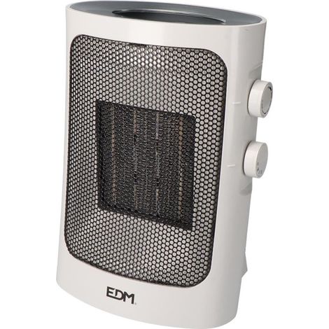 Calefactor Vertical EDM 07185 Blanco Gris 1000 - 1500 W (1/4)