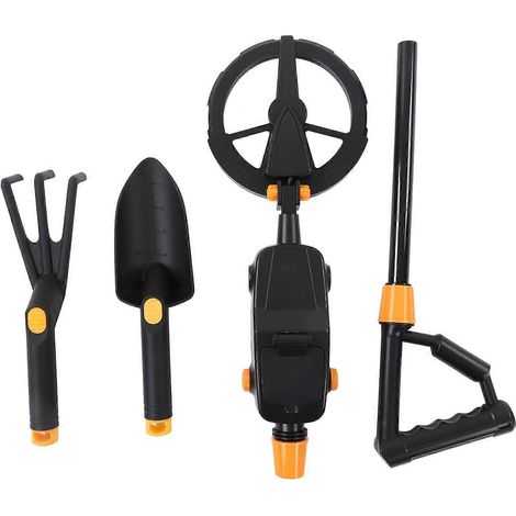 Wasserdichter Metalldetektor, Goldfinder-Scanner mit Rechen und Schaufel für Strand und Outdoor