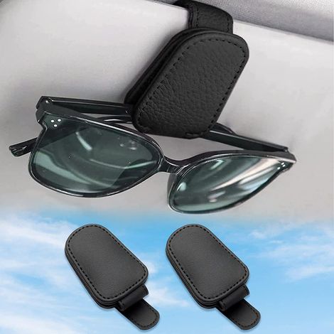 Autobrillenhalter, Sonnenbrillenhalter [2er-Set]