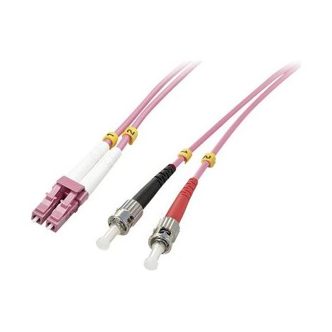 LINDY LWL-Duplexkabel LCST OM4 1m 50125Ãm Multimode (1/2)