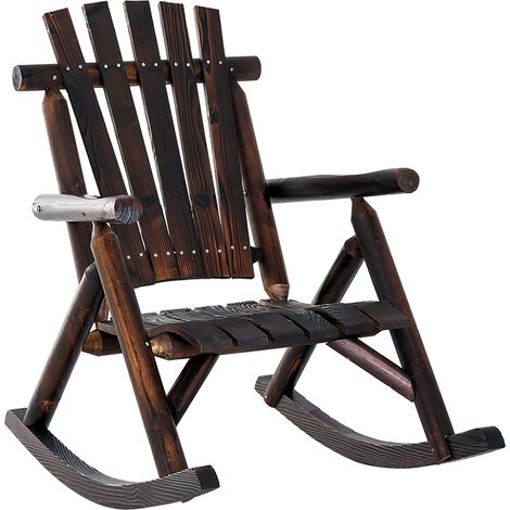 Fauteuil de jardin à bascule LUKE sapin (1/5)