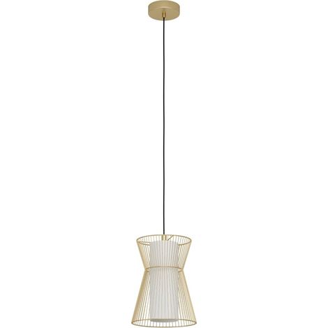 Lampe suspendue Maseta Gold Couleur Blanc H: 110 Ø: 22,5cm Dimmable (1/3)