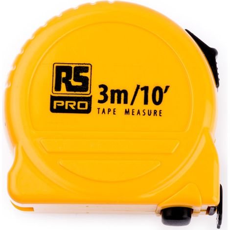 Mètre ruban RS PRO 3mx 16 mm Impérial, Métrique ( Prix pour 1 ) (1/3)
