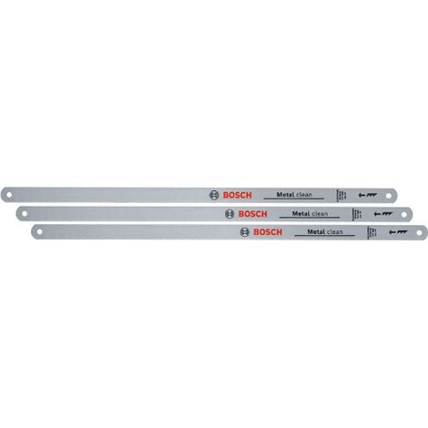 Bosch Home and Garden 1600A032UN Utensili manuali lame per seghetto da 300 mm 32 TPI 3 pezzi Lunghezza lama della sega (1/2)