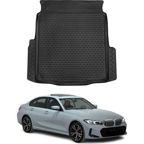 OMAC Kofferraumwanne Auto Kompatibel mit Seat MII 2012 bis 2023, Antirutsch Wasserdicht, 3D Premium TPE, Schwarz