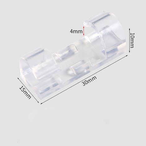 60 clip per cavi, clip per l'organizzazione dei cavi con forte cuscinetto adesivo - AquaForge (1/5)