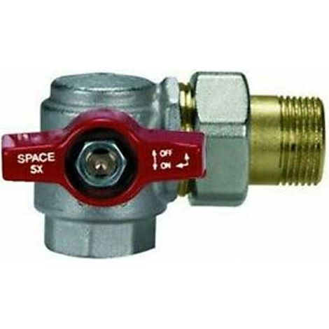 Enolgas Valvola a sfera bocchettonata a squadra Space dx per acqua da 3/4 a 11/4  2071R40    2071R406 (1/2)