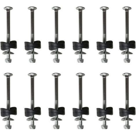 CHOYCLIT Lot de 12 entretoises de trampoline avec vis pour fixer le trampoline Accessoires de rechange pour trampoline (1/5)