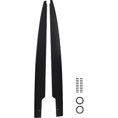 Side Skirt Body Extension Block for BMW E90 E92 E93 3 Series 2005-2014 Black