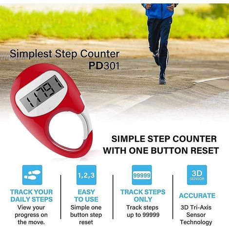 compteur De Pas De Podomtre De Marche Simple Pour Hommes Femmes Enfants (1/3)