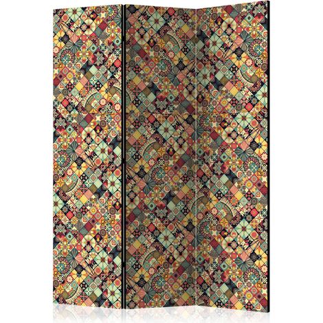 Paravento - Rainbow Mosaic [Room Dividers] - 135x172 (1/4)