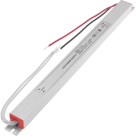 BeMatik - Source d'alimentation industrielle pour LED 12VDC 3A. Mesures 18 x 270 x 15 mm (1/5)