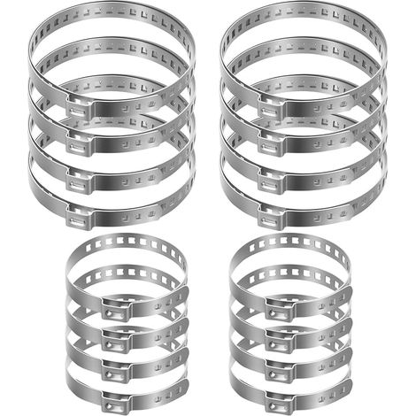 Collier de Serrage pour Soufflet de Cardan, Collier Soufflet Cardan en Acier Inox, Universel Colliers de Serrage réglables 20-50/50-120 mm pour Soufflet de Cardan Plupart des Voitures (1/5)