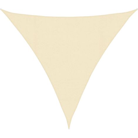 Maison Exclusive - Sonnensegel 160 g/m² Creme 4,5x4,5x4,5 m HDPE