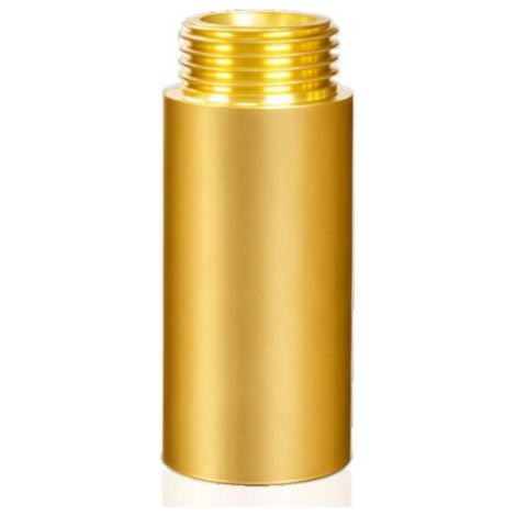 G1/2" x 50 mm Messing-Wasserhahnverlängerung, 4 Stück, universeller Gewindeadapter für praktische Anschlüsse
